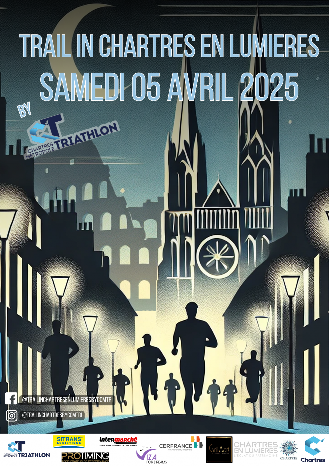 Trail in Chartres en Lumières 2025